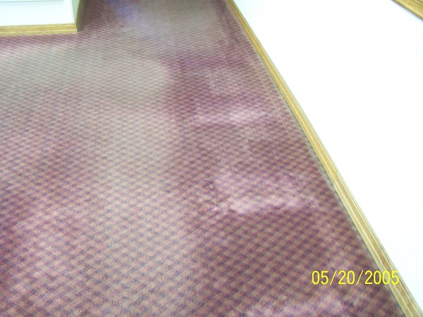 faded office carpet